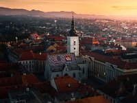 Crkva sv. Marka, panorama u sumrak